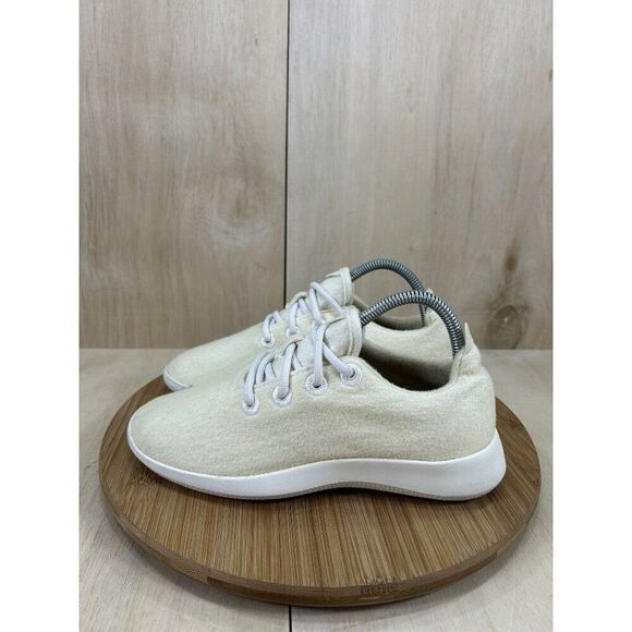 Allbirds Wool Runners Light Yellow Athletic Shoes Womens Size 8 - Picture 1 of 8